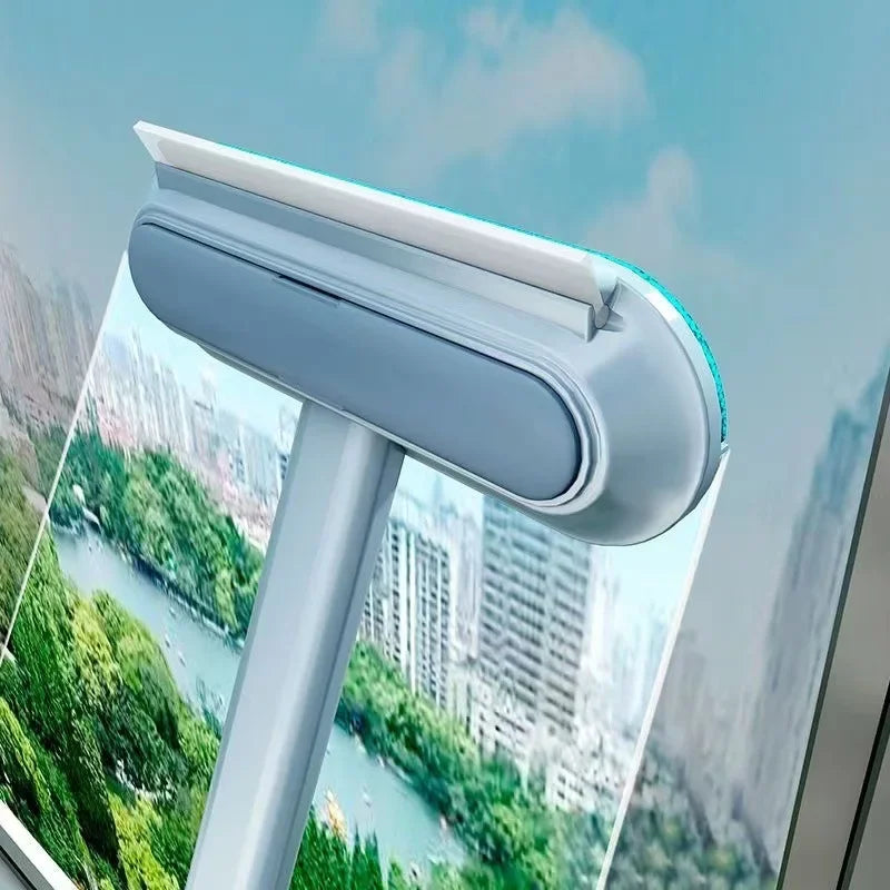 3 in 1 Pet Hair Remover Brush Long Handle Window Cleaning Brush Pet Fur Cleaning Tool Manual Cat Dog Hair Remover Brush