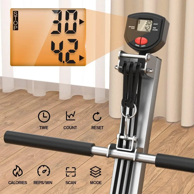 Rowing Machine for Home Use, Row Machine Rower with Adjustable Resistance, Hyper-Quiet Rower Machine Supports 300LBS…