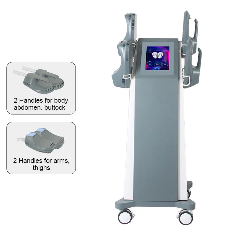 Nova Professional Body Sculpt Machine Fat Removal Upgrade 6500W Slimming Device EMS RF ABS Muscle Stimulator