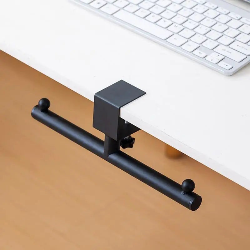 Desk Purse Holder Hook No Drilling Desk Mount Hook for Headphone Purse Table Hanger Hook Clamp-On Under Desk Headphone Hanger