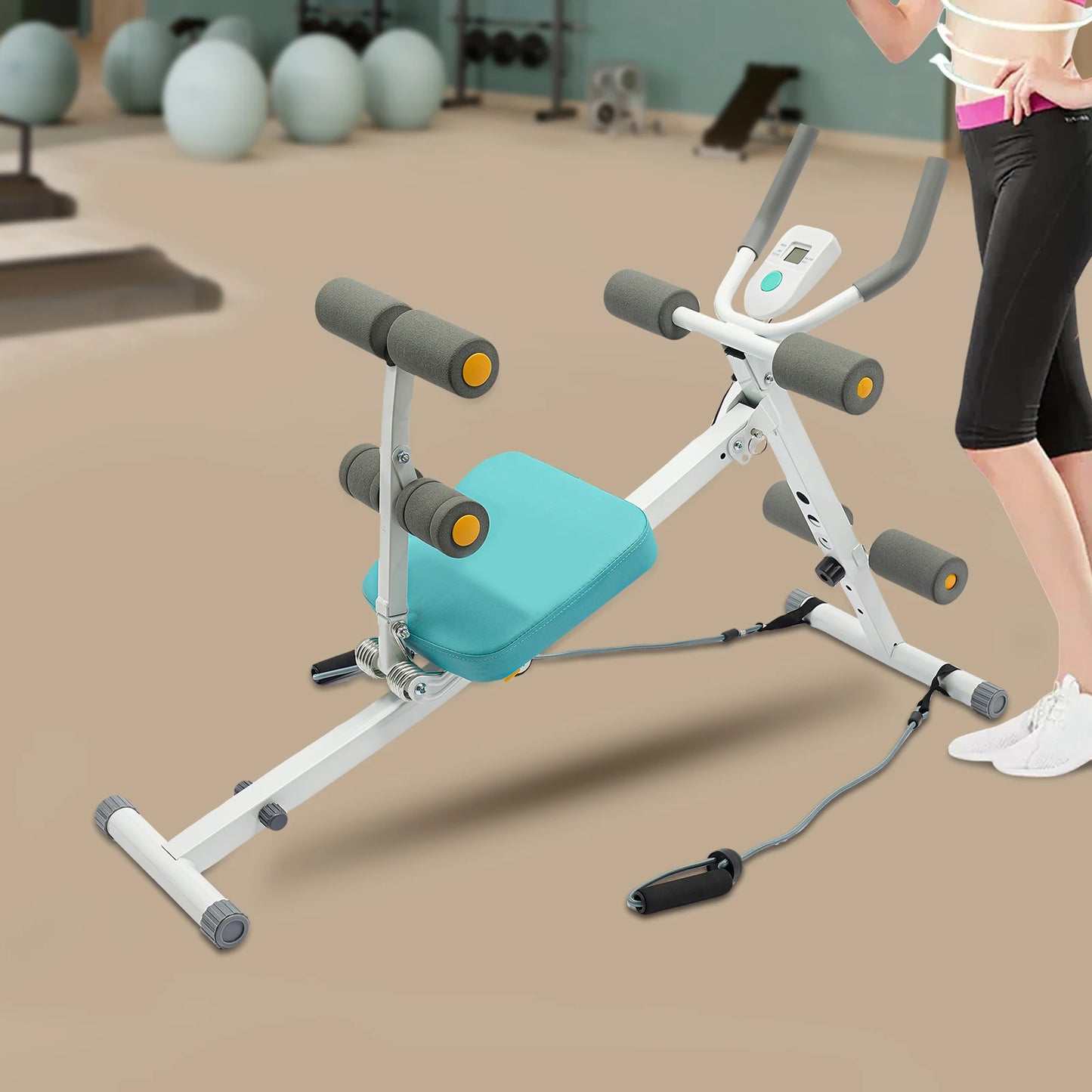 Abs Workout Equipment for Home Gym, Whole Body Workout Waist Trainer for Women&Men, Core Abs Exercise Machine