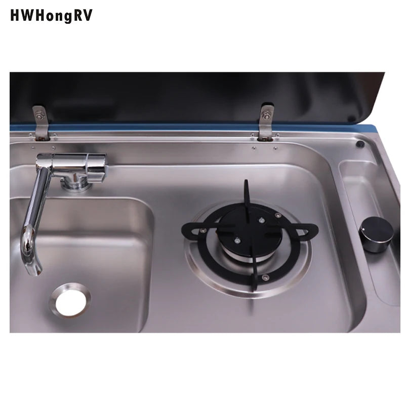 camper van accessories Burner Pull Type Gas Stove Boat Caravan RV Stainless Steel Universal Rv Boat Sink Camper outdoor gas stov