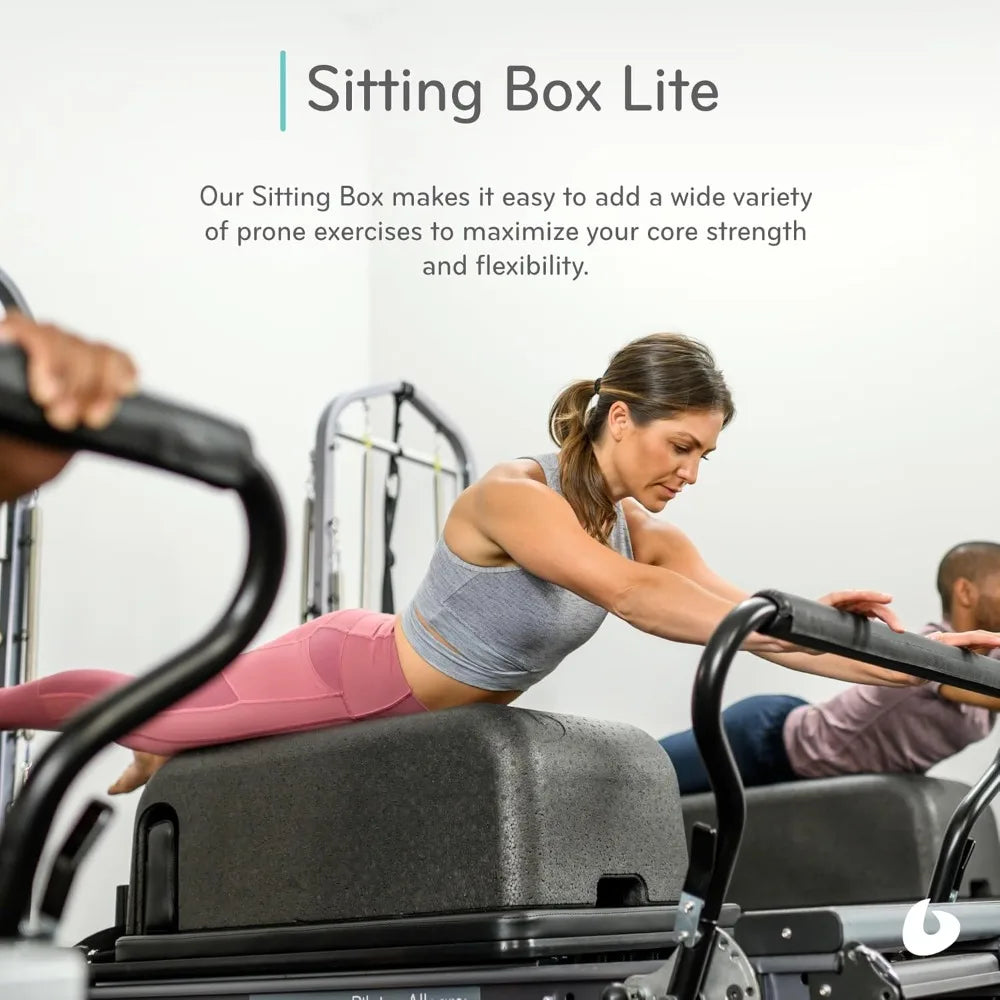Sitting Box Lite, Pilates Reformer and Floor Exercise Equipment, Pilates Workout Equipment for Home Gym or Studio