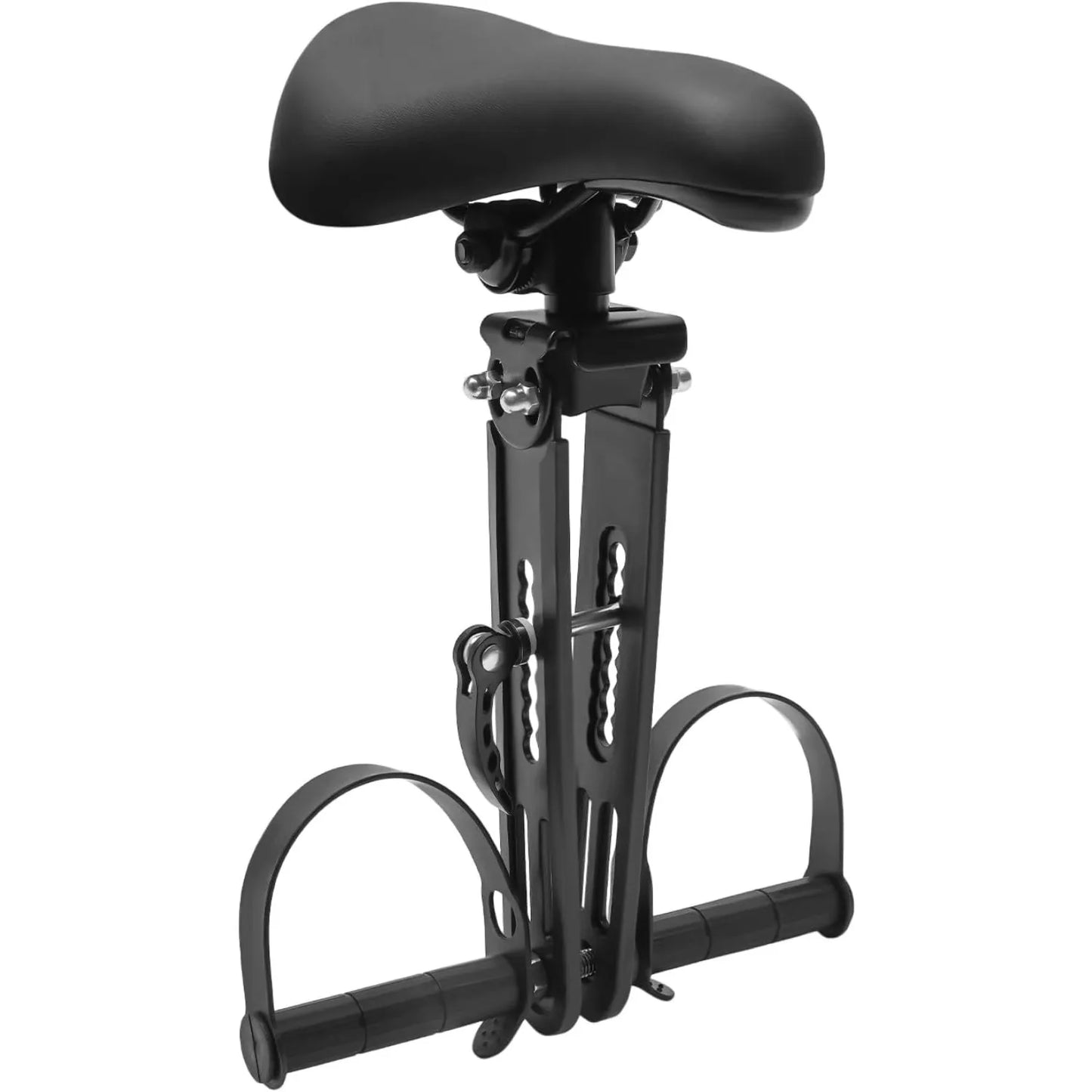 Front-Mounted Kids Bike Seat for Ages 3-6, Adjustable Safety Belt & Non-Slip Handle, Fits Most Mountain Bikes, Max Load 100kg