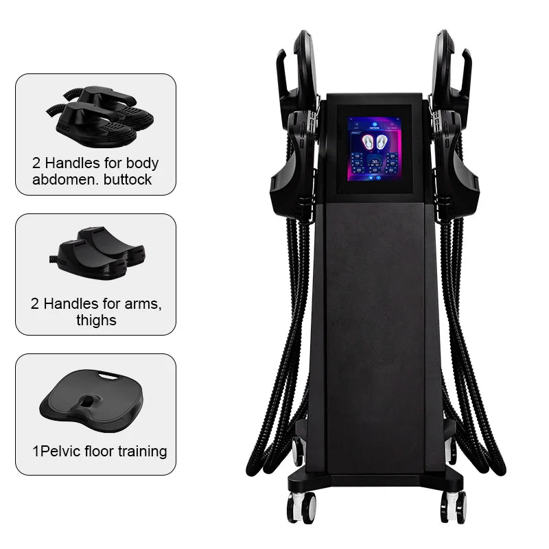 Nova Professional Body Sculpt Machine Fat Removal Upgrade 6500W Slimming Device EMS RF ABS Muscle Stimulator