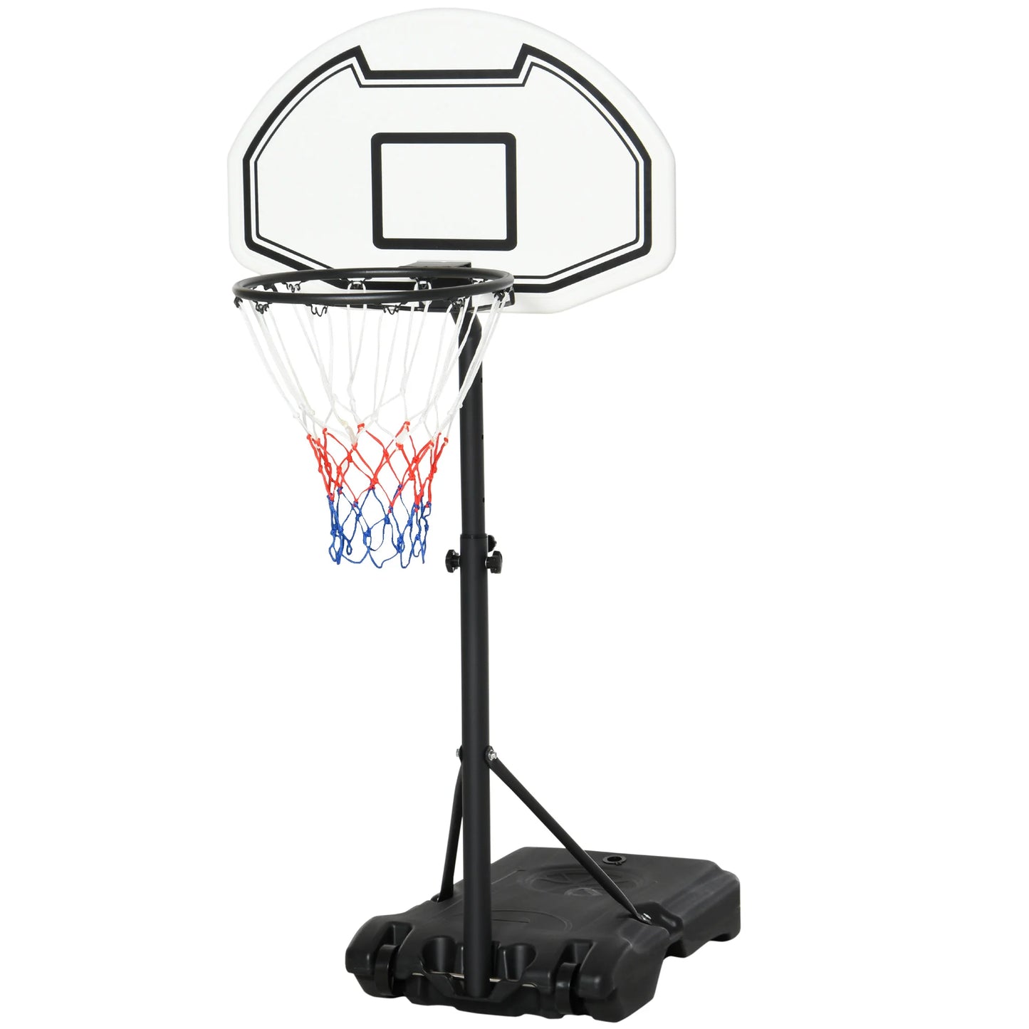 Outdoor Basketball Hoop System Pool Water Sport Game Play Outdoor Adjustable